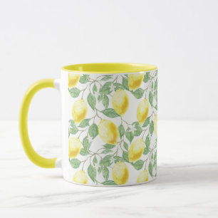 Mug Citrons et Feuille