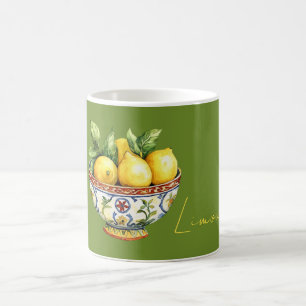 Mug Citrons Jaunes Verts Bol Italien