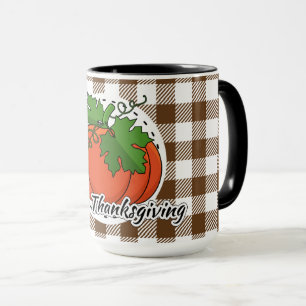 Mug Citrouille Brown - Bon thanksgiving