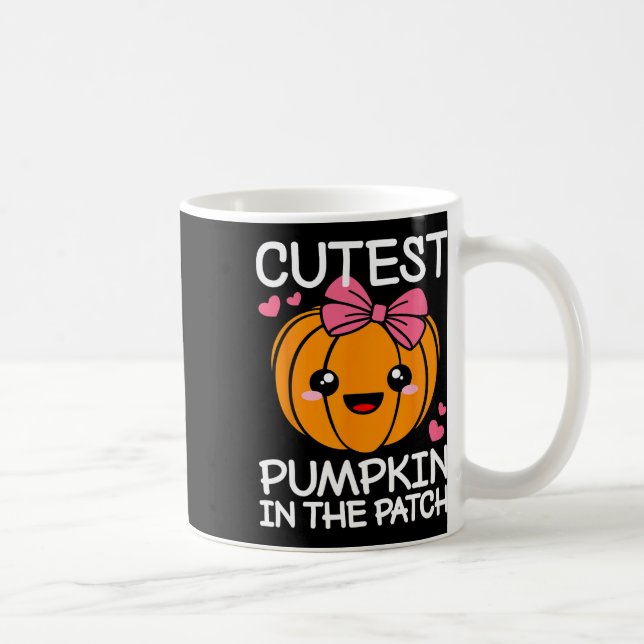 Mug Citrouille Cutest Dans Le Patch Fun Halloween Than (Droite)