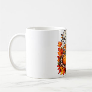 Mug Citrouille de café sauvage personnalisée d'automne