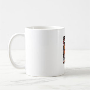 Mug Citrouille de vampire aux crocs croissants Chauves