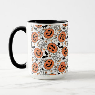 Mug Citrouille éffrayant Motif Halloween
