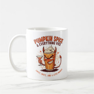 Mug Citrouille épice & tout Vice Drôle Thanksgiving