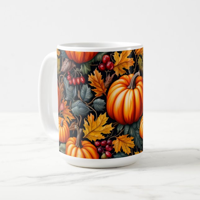 Mug Citrouille Fancy Thanksgiving (Devant gauche)