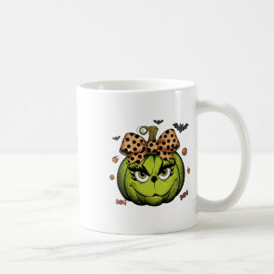 Mug Citrouille Grinc Coquette Citrouille Halloween Éff