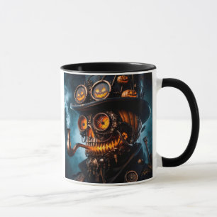 Mug Citrouille Jack-O-Lantern Steampunk Gothique Hallo