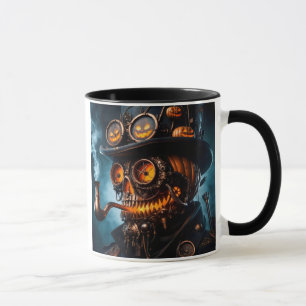 Mug Citrouille Jack-O-Lantern Steampunk Gothique Hallo