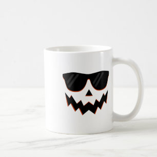Mug Citrouille Jack-o'-lantern Visage Hallowen Costume