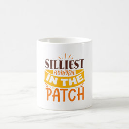 Mug Citrouille Le Plus Silliest Dans Le Patch Mignonne