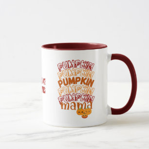 Mug CITROUILLE MAMA personnalisable Thanksgiving