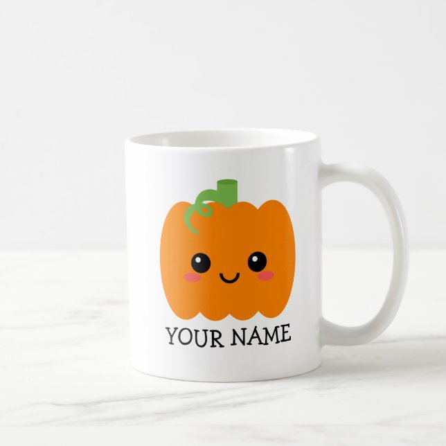 Mug citrouille, Mug Personnalisé, Thanksgiving (Droite)