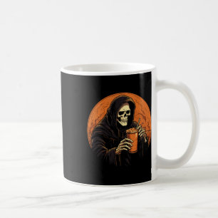 Mug Citrouille Spice Latte Café Automne Halloween Grim