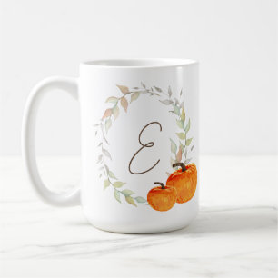 Mug Citrouilles Automnales Monogramme