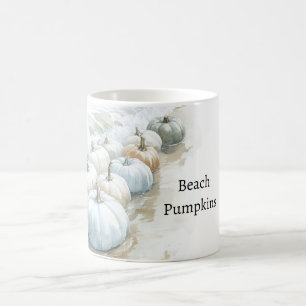 Mug Citrouilles bleues de la plage de l'océan