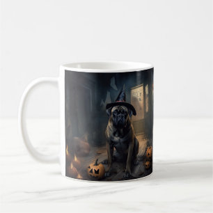 Mug Citrouilles Bullmastiff Halloween Épouvantables