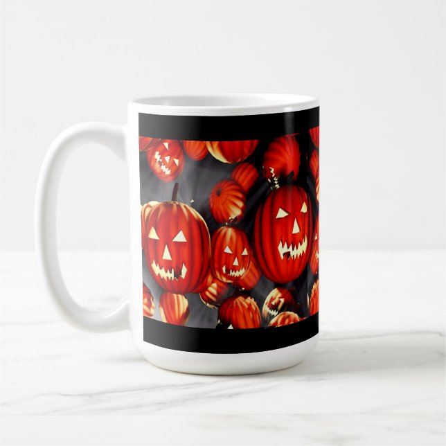 Mug Citrouilles d'Halloween (Gauche)