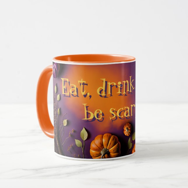 Mug Citrouilles d'Halloween (Devant gauche)