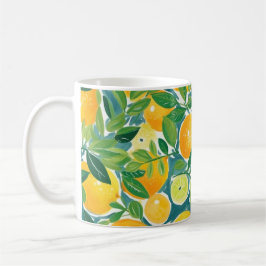Mug Citrus Art Citrons Oranges Limes Arbre INITIAL Fra