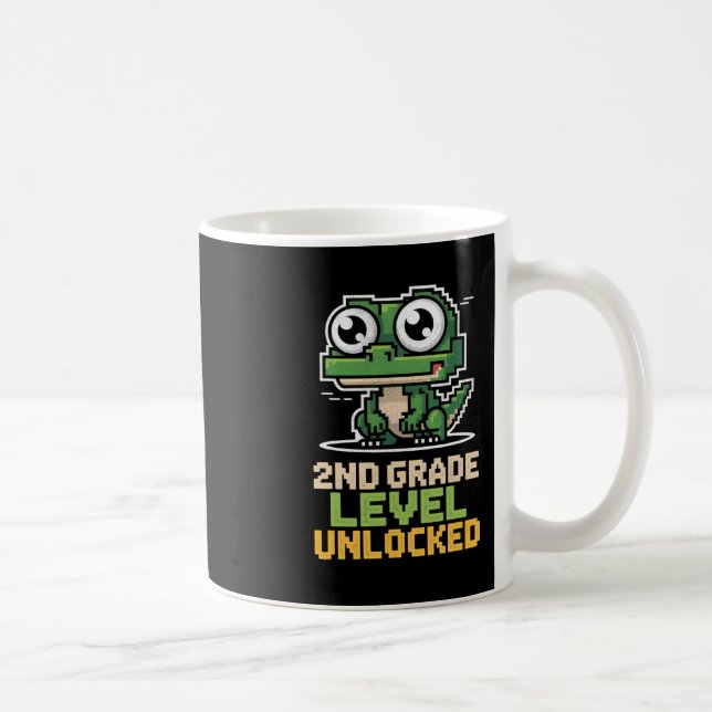 Mug Ck To School 2nd Grade Lizard Gamer Second Level U (Droite)