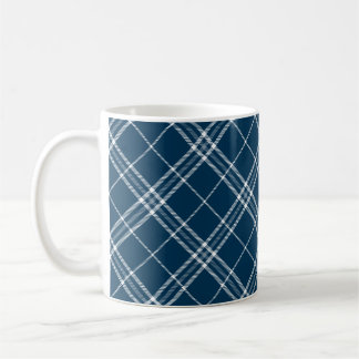 Mug Clan bleu moderne Clark Tartan Plaid