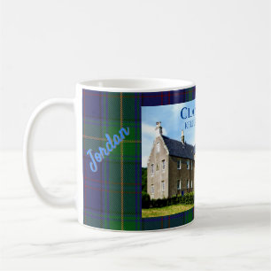 Mug Clan Boyle personnalisé, château de Kelburn et tar
