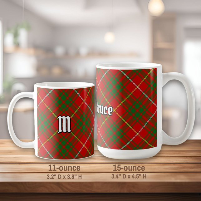 Mug Clan Bruce Tartan (Créateur téléchargé)