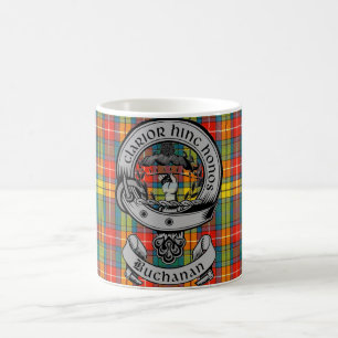 Mug Clan Buchanan Crest Badge & Tartan