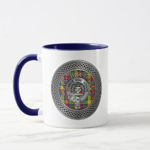 Mug Clan Buchanan Crest & Tartan Knot