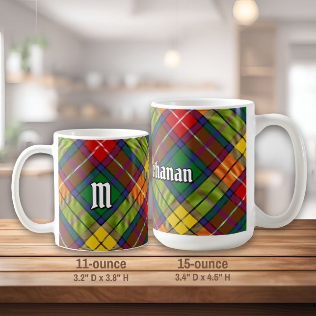 Mug Clan Buchanan Tartan (Créateur téléchargé)