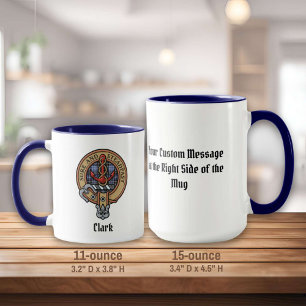 Mug Clan Clark Crest