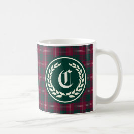Mug Clan Crawford Tartan Monogramme
