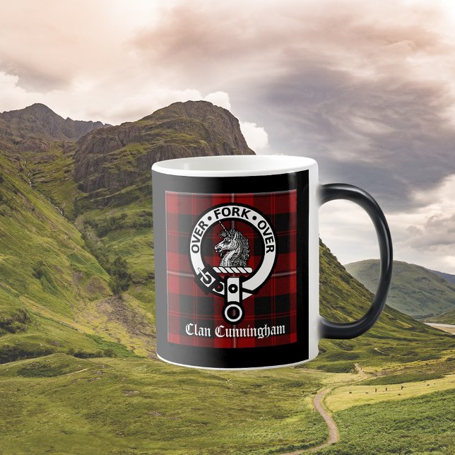 Mug Clan Cunningham Badge & Tartan (Créateur téléchargé)