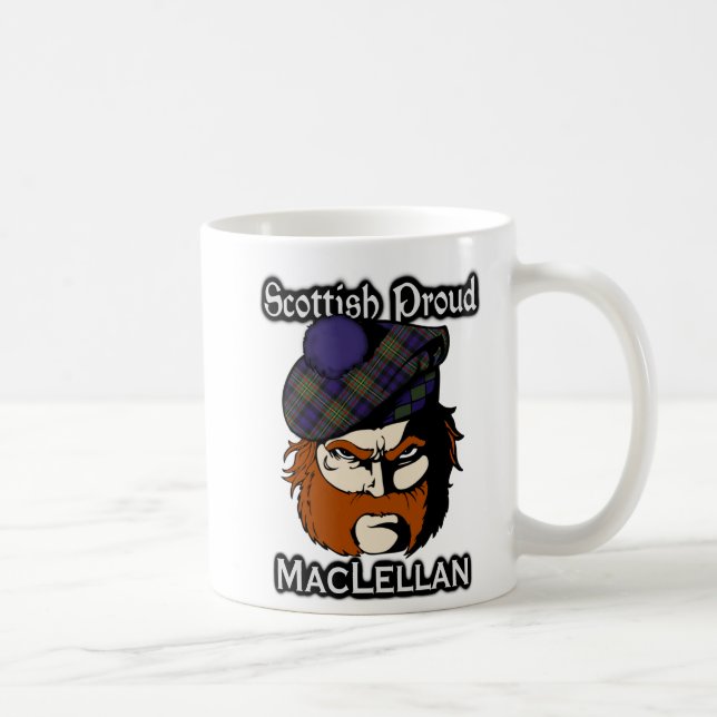 Mug Clan écossais MacLellan Tartan écossais (Droite)