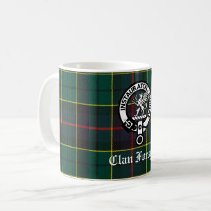 Mug Clan Forsyth Crest Badge et Tartan