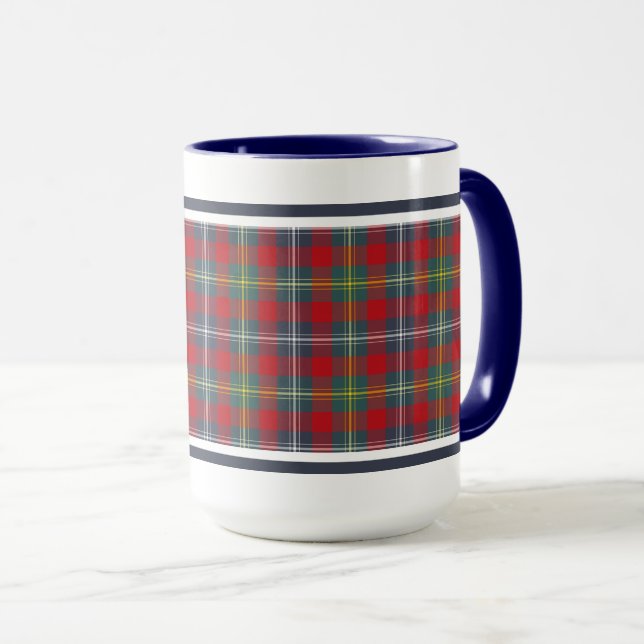 Mug Clan Foster - Forrester Tartan (Devant droit)