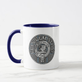 Mug Clan Gladstone Crest & Tartan