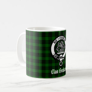Mug Clan Graham Crest Badge et Tartan
