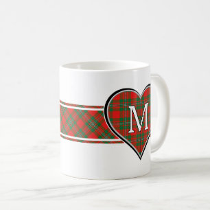 Mug Clan Gregor MacGregor Tartan Heart