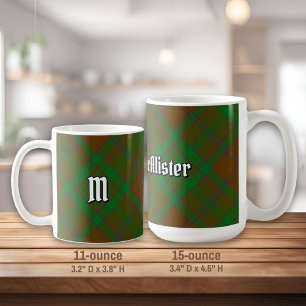 Mug Clan MacAlister de Glenbarr Hunting Tartan