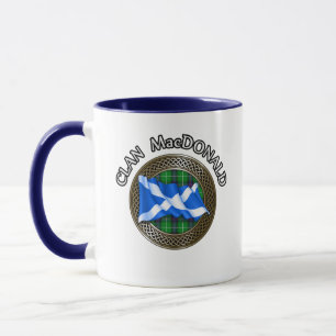 Mug Clan MacDonald Tartan & Drapeau