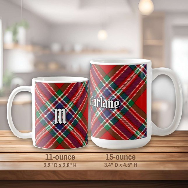 Mug Clan MacFarlane Red Tartan (Créateur téléchargé)
