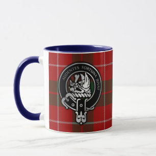 Mug Clan MacKinnon Crest & Tartan