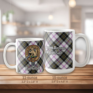 Mug Clan MacPherson Crest sur le tatan de robe