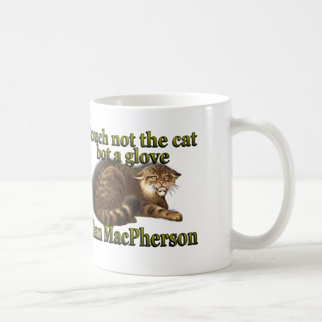 Mug Clan MacPherson Touch Not The Cat Bot a Glove (Droite)