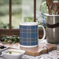 Clan Plaid Thompson Tartan Blue Grey Check