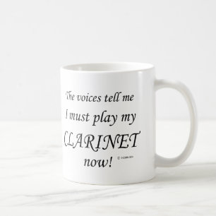 Mug Clarinet Voices dit qu'il faut jouer