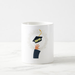 Mug classe de 2019 diplôme cap, reunion design par