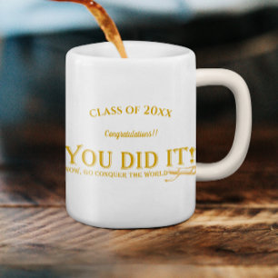 Mug Classe de 2024 VOUS L'AVEZ FAIT Photo Graduation