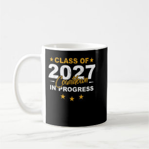 Mug Classe de 2027 Compte à rebours Funny Graduate Pre